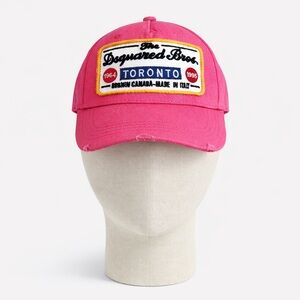 DSQUARED2 | Pink Dsquared2 Designer Toronto Cap Baseball Hat